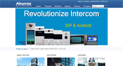 Desktop Screenshot of akuvox.com